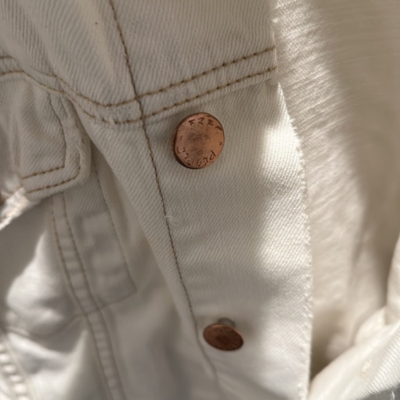 Free People Oversized Denim Jacket - Picture 5 of 9